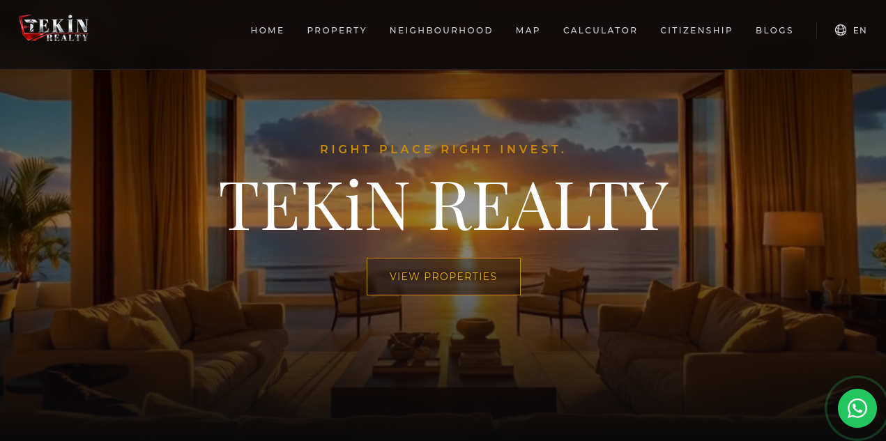 TekinRealty - Luxury Real Estate Platform in Turkey